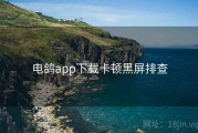 电鸽app下载卡顿黑屏排查